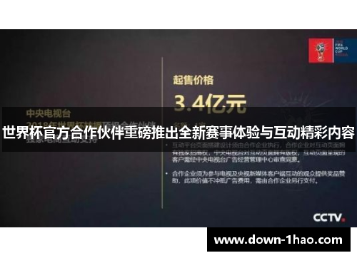 世界杯官方合作伙伴重磅推出全新赛事体验与互动精彩内容 世界杯官方合作伙伴重磅推出全新赛事体验与互动精彩内容